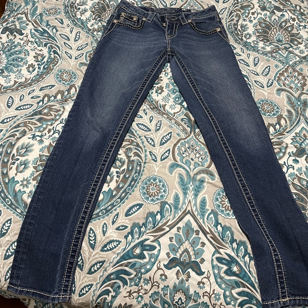 Miss Me Dark Wash Skinny Jeans